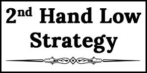 Euchre Second Hand Low Strategy