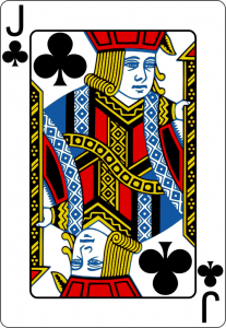 Euchre Jack of Clubs