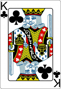 Euchre King of Clubs